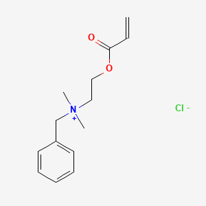 Chemical structure of Dimethylaminoethyl acrylate benzyl chloride