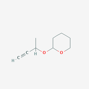 Chemical structure of 3-[2-Tetrahydropyranyloxy]-1-butyne