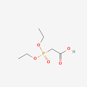 Chemical structure of (Diethoxyphosphinyl)acetic acid