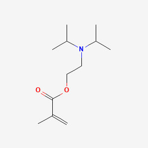 Chemical structure of 2-(Diisopropylamino)ethyl methacrylate