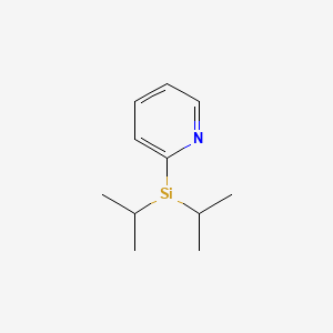 Chemical structure of 2-(Diisopropylsilyl)pyridine