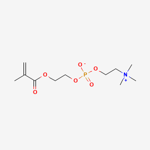 Chemical structure of 2-Methacryloyloxyethyl phosphorylcholine