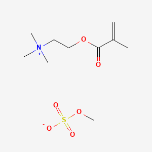 Chemical structure of (2-(Methacryloyloxy)ethyl)trimethylammonium methyl sulfate