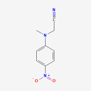 Chemical structure of N-Cyanomethyl-N-methyl-4-nitroaniline