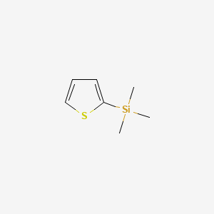 Chemical structure of 2-(Trimethylsilyl)thiophene