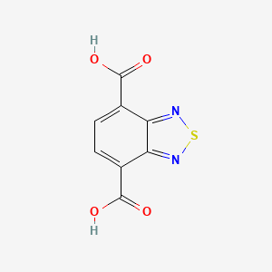 Chemical structure of 2,1,3-Benzothiadiazole-4,7-dicarboxylic acid
