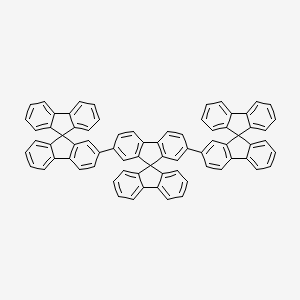 Chemical structure of 2,2'':7'',2''''-Ter-9,9'-spirobi[9H-fluorene]