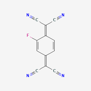 Chemical structure of 2-Fluoro-7,7,8,8-tetracyanoquinodimethane