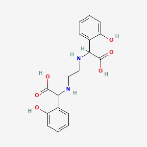 Chemical structure of Ethylenediaminedi-o-hydroxyphenylacetic acid