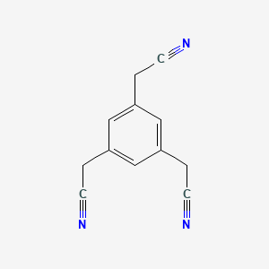 Chemical structure of 2,2',2''-(benzene-1,3,5-triyl)triacetonitrile