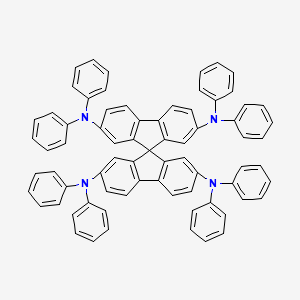 Chemical structure of 2,2',7,7'-Tetrakis(diphenylamino)-9,9'-spirobi[9H-fluorene]