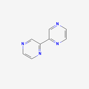Chemical structure of 2,2'-Bipyrazyl
