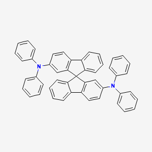 Chemical structure of 2,2'-Bis(diphenylamino)-9,9'-spirobifluorene