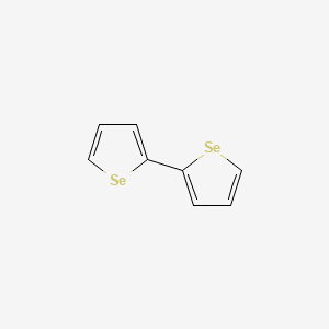 Chemical structure of 2,2'-Biselenophene