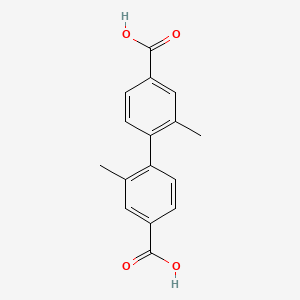 Chemical structure of 2,2'-Dimethyl-4,4'-biphenyldicarboxylic acid