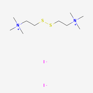 Chemical structure of Disulfide thiocholine diiodide