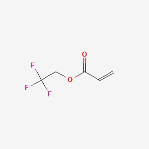 Chemical structure of 2,2,2-Trifluoroethylacrylate