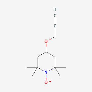 Chemical structure of 2,2,6,6-Tetramethyl-4-(2-propynyloxy)piperidine 1-Oxyl