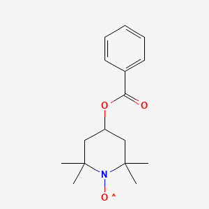 Chemical structure of 4-hydroxy-TEMPO benzoate