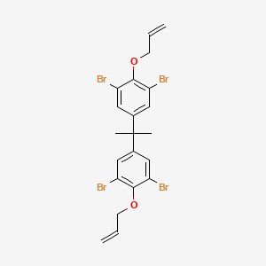Chemical structure of 2,2-Bis(4-allyloxy-3,5-dibromophenyl)propane