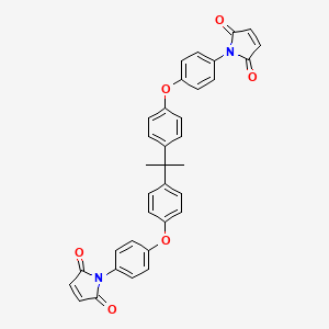 Chemical structure of 2,2-Bis[4-(4-maleimidophenoxy)phenyl]propane