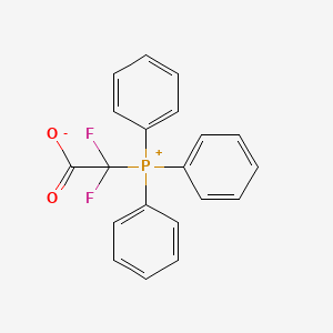 Chemical structure of (Triphenylphosphonio)difluoroacetate
