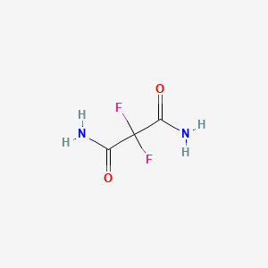 Chemical structure of 2,2-Difluoromalonamide