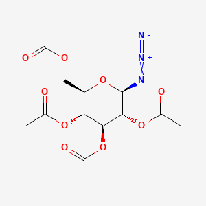 Chemical structure of 2,3,4,6-Tetra-O-acetyl-β-D-galactopyranosyl Azide