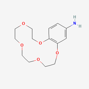 Chemical structure of 4'-Aminobenzo-15-crown 5-Ether