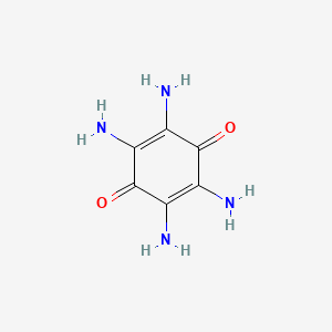Chemical structure of 2,3,5,6-tetraaminocyclohexa-2,5-diene-1,4-dione