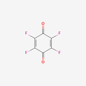 Chemical structure of Fluoranil