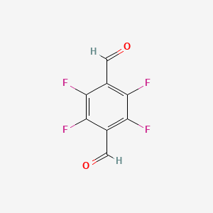 Chemical structure of 2,3,5,6-Tetrafluoroterephthalaldehyde