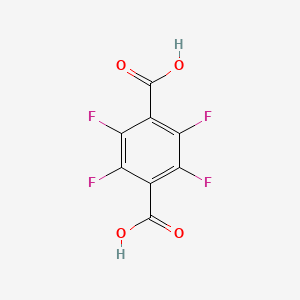 Chemical structure of 2,3,5,6-Tetrafluoroterephthalic acid