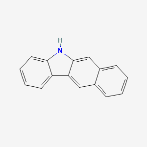 Chemical structure of 2,3-Benzcarbazole