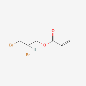 Chemical structure of 2,3-Dibromopropyl acrylate