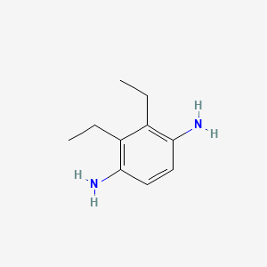Chemical structure of 2,3-Diethylbenzene-1,4-diamine
