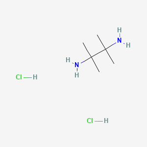 Chemical structure of 2,3-Dimethyl-2,3-butanediamine dihydrochloride