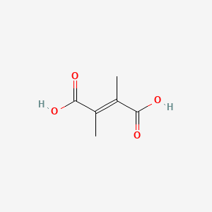 Chemical structure of 2,3-Dimethylfumaric acid