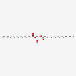 Chemical structure of 2,3-Dipalmitoyl-sn-glycerol