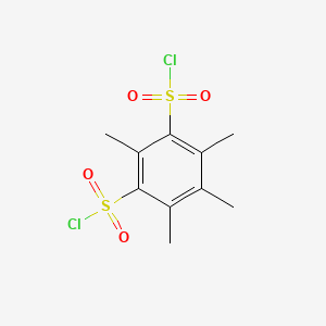 Chemical structure of 2,4,5,6-Tetramethylbenzenedisulfonyl Dichloride