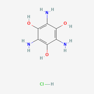 Chemical structure of 2,4,6-Triaminobenzene-1,3,5-triol hydrochloride