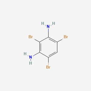 Chemical structure of 2,4,6-Tribromobenzene-1,3-diamine