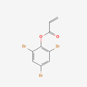 Chemical structure of 2,4,6-Tribromophenyl acrylate