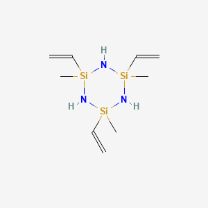 Chemical structure of 2,4,6-Trimethyl-2,4,6-trivinylcyclotrisilazane