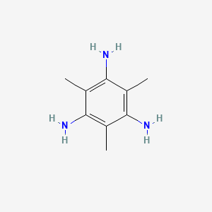Chemical structure of 2,4,6-Trimethylbenzene-1,3,5-triamine