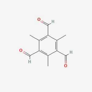 Chemical structure of 2,4,6-Trimethylbenzene-1,3,5-tricarbaldehyde