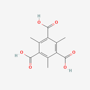 Chemical structure of 2,4,6-Trimethylbenzene-1,3,5-tricarboxylic acid