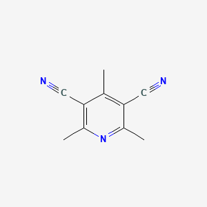 Chemical structure of 2,4,6-Trimethylpyridine-3,5-dicarbonitrile