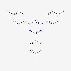 Chemical structure of 2,4,6-Tri-p-tolyl-1,3,5-triazine