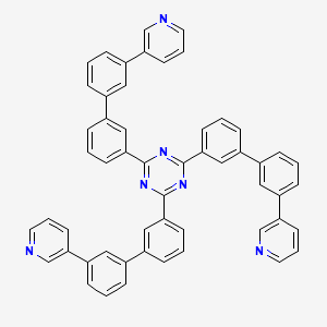 Chemical structure of 2,4,6-Tris(3'-(pyridin-3-yl)-[1,1'-biphenyl]-3-yl)-1,3,5-triazine
